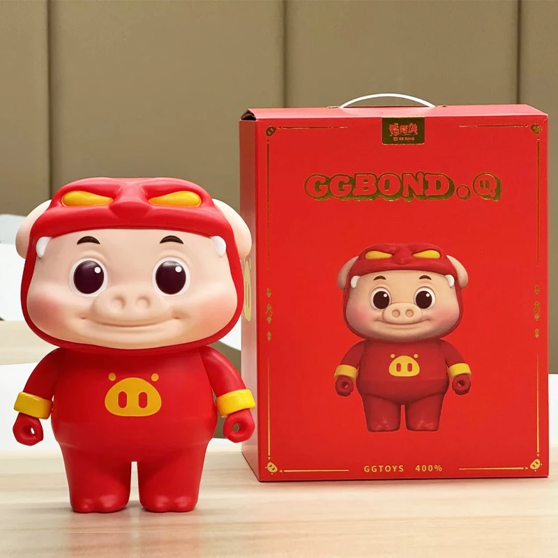 Miniso gg Bond Action figur von Hand Schwein Mann große Dekoration Kinderspiel zeug Geburtstags geschenk niedlichen Modell Animation Peripher all gemacht