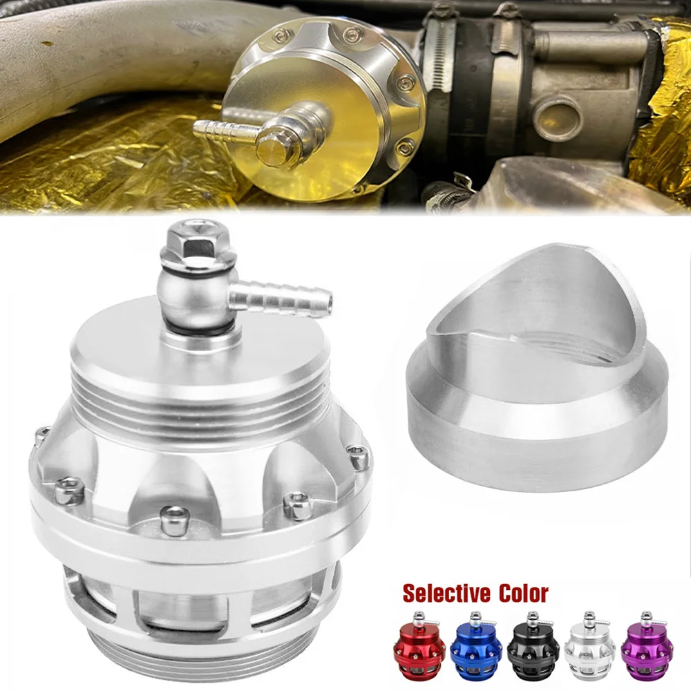 Racing Universal 50mm Blow Off Valve BOV Turbo With V-Band Flange For VW For Audi Car Blow Dump / Blow Off Adaptor Auto Parts