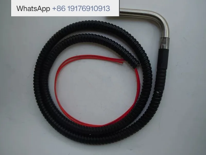 Compressor crankshaft oil heater made of chiller heating rod semi-closed marine head heating pipe