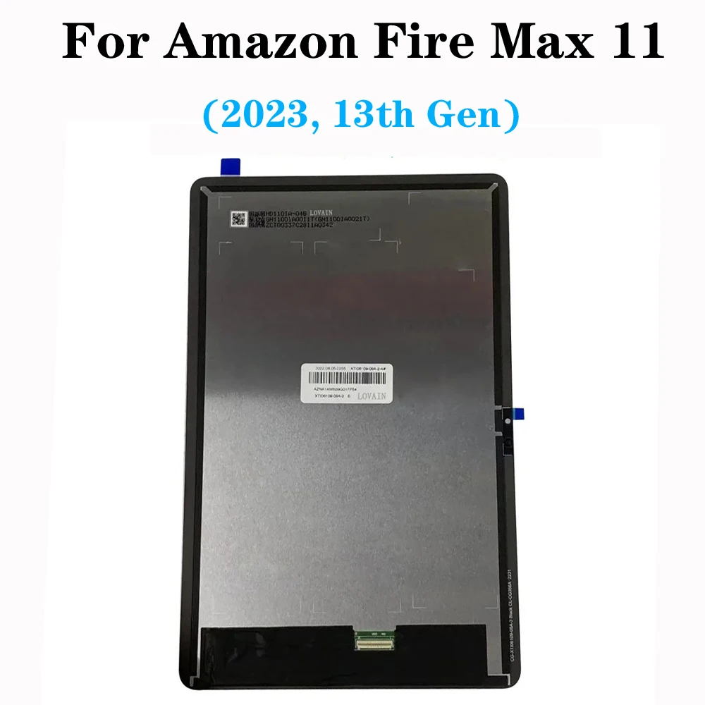 

Original Screen For Amazon Fire Max 11 (2023, 13th Gen) LCD Display Assembly With Touch Digitizer Replacement