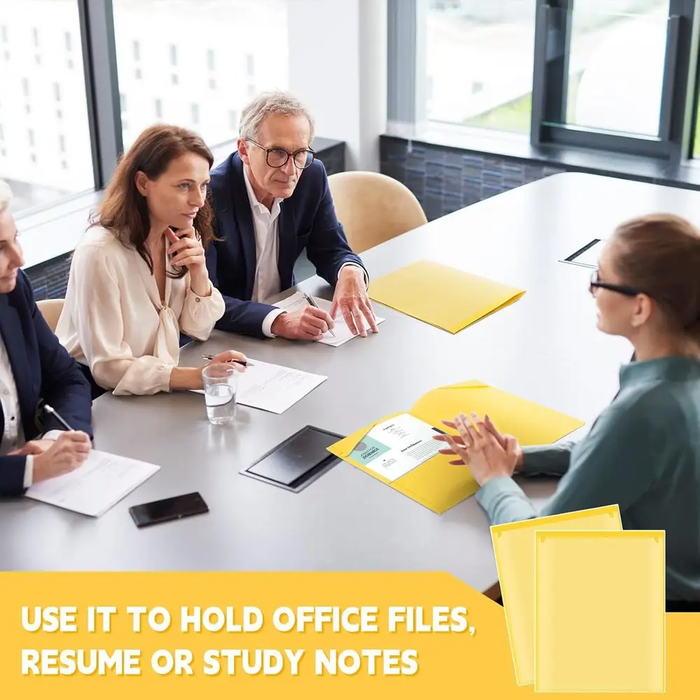 Пластиковые папки с прозрачными передними карманами, сверхмощные, 100 шт., 2 кармана, слот для карт, принадлежности для учителей студентов, офисные подарки