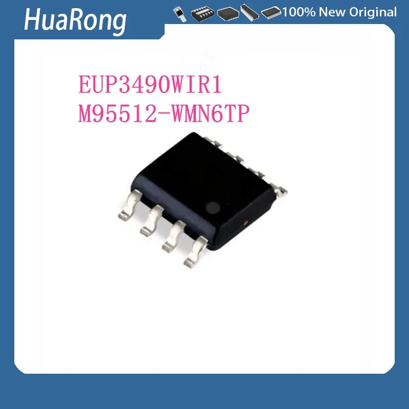 10Pcs/Lot   EUP3490WIR1 EUP3490 M95512-WMN6TP 95512WP  SOP8