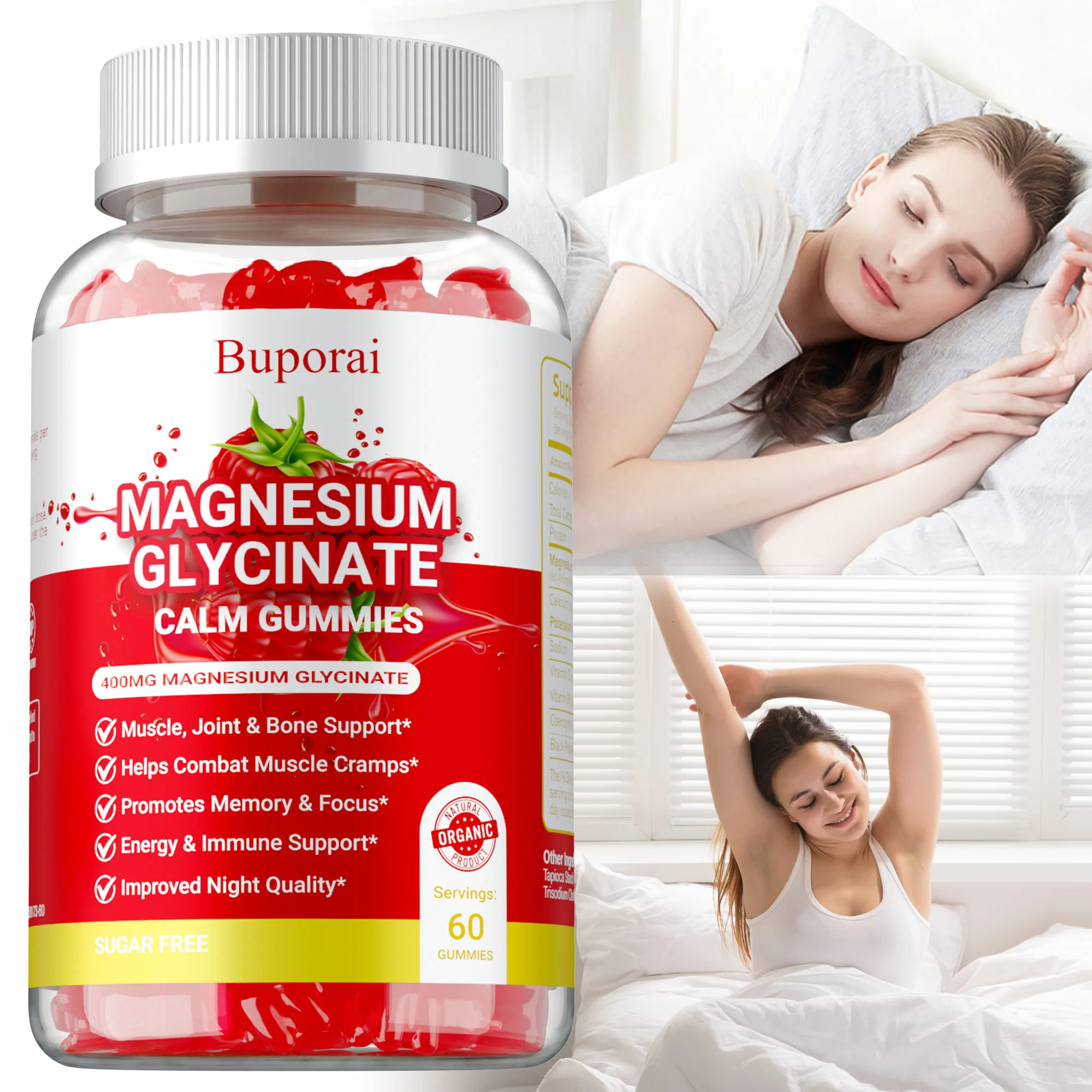 

Конфеты с глицинатами магния - для сна, повышения физической и ментальной релаксации, уменьшения судорог ног и мышечной боли, повышения энергии