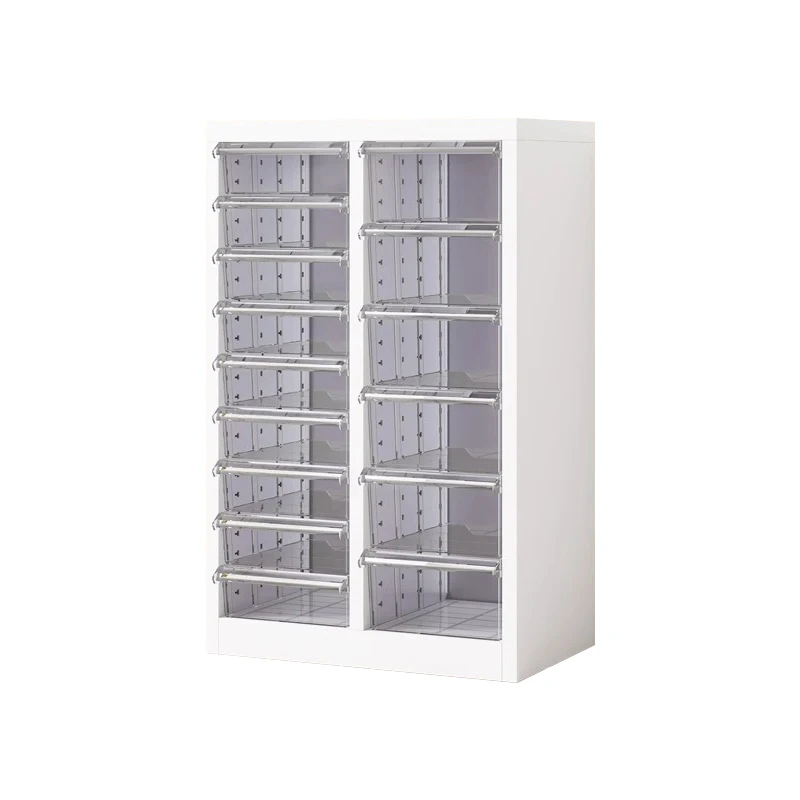 A4 File Cabinet Drawer Type Pinch Handmade Multi-layer Classification Storage Cabinet Nail Shop Makeup Nail Polish Glue Tank Loc