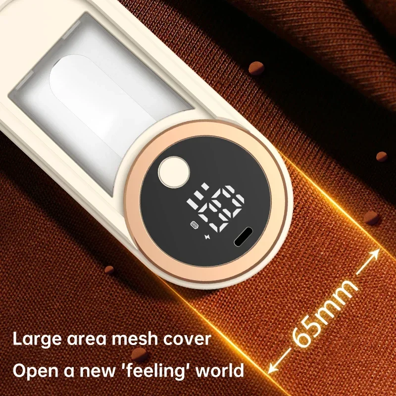 Tragbarer elektrischer Fusselentferner für Kleidung, Stoff, LED-Anzeige, wiederaufladbarer Fusselpellet-Entferner, Stoffrasierer