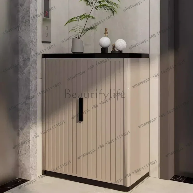 YJ Cabinet Furniture Steel Paint Waterproof Sunscreen Large Capacity Storage Locker Shoe Organizer Shoes Rack Shoerack Cabinets