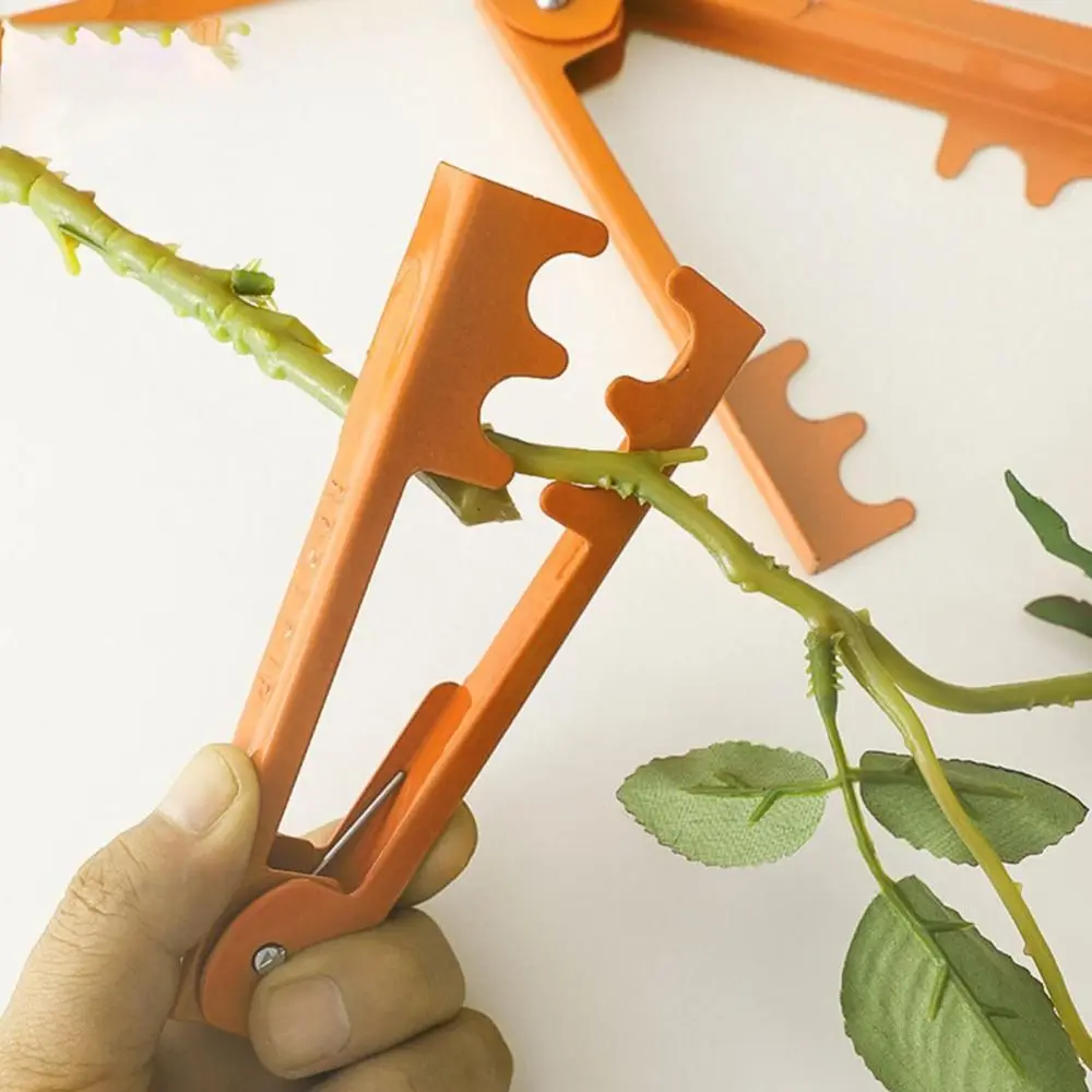Plastic Flowers Stripper Labor-saving Portable Rose Thorn Remover Removing Burrs Garden Tool Rose Plier Stripping Leaf