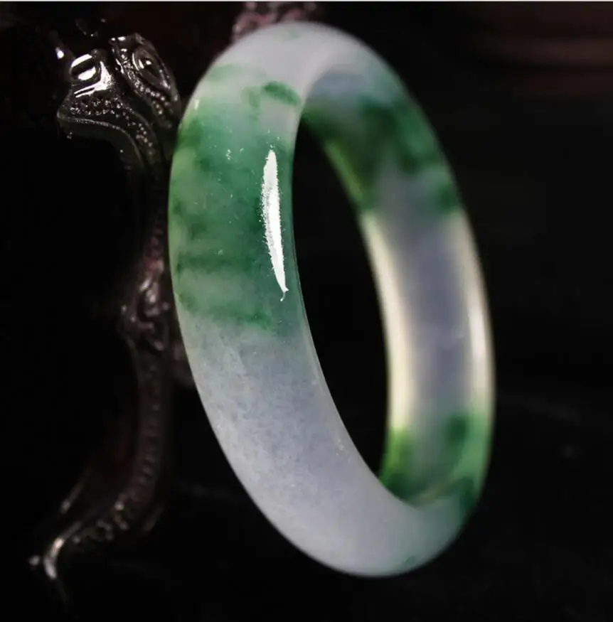 

Jewelry Natural authentic Burma ice floating flower jade jade bracelet female models Special A jade jade bracelet