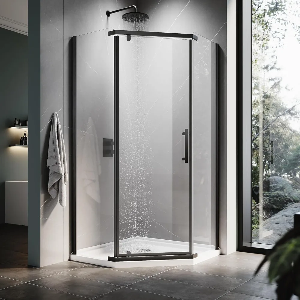 36.5 in. W X 72 in. H Shower Doors, 1/4