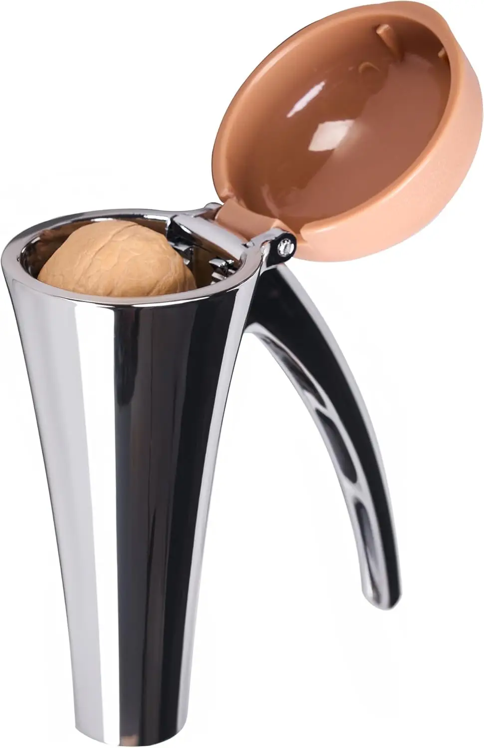 

Heavy Duty Nut Cracker Tool for Walnuts, Pecans, Macadamia - Ergonomic Lever, Splash-Proof Lid