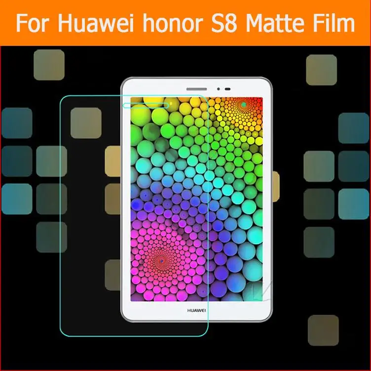 Anti-fingerprint matte protector film for Huawei honor S8-701u 8.0