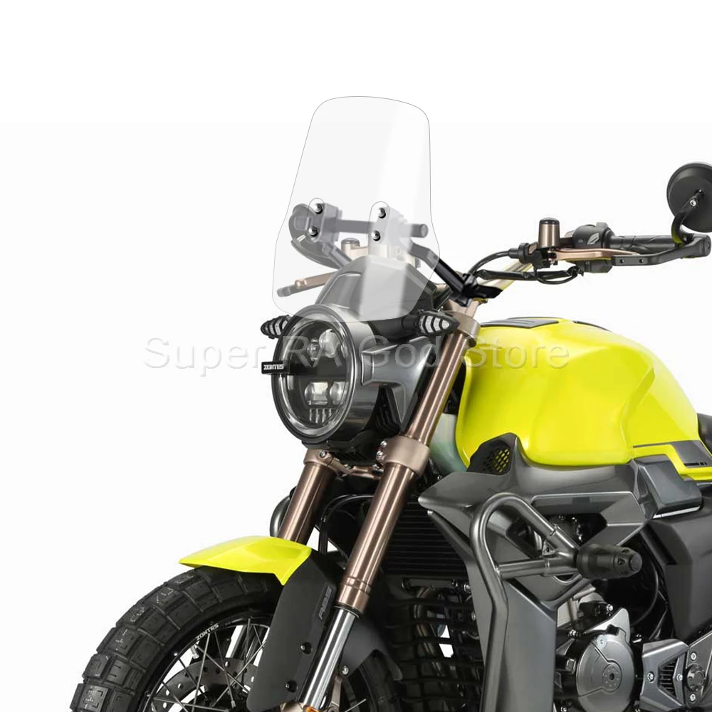 For Zontes G 155 SR G1 155 Adventure Motorcycle windshield with 12mm navigation bracket tube
