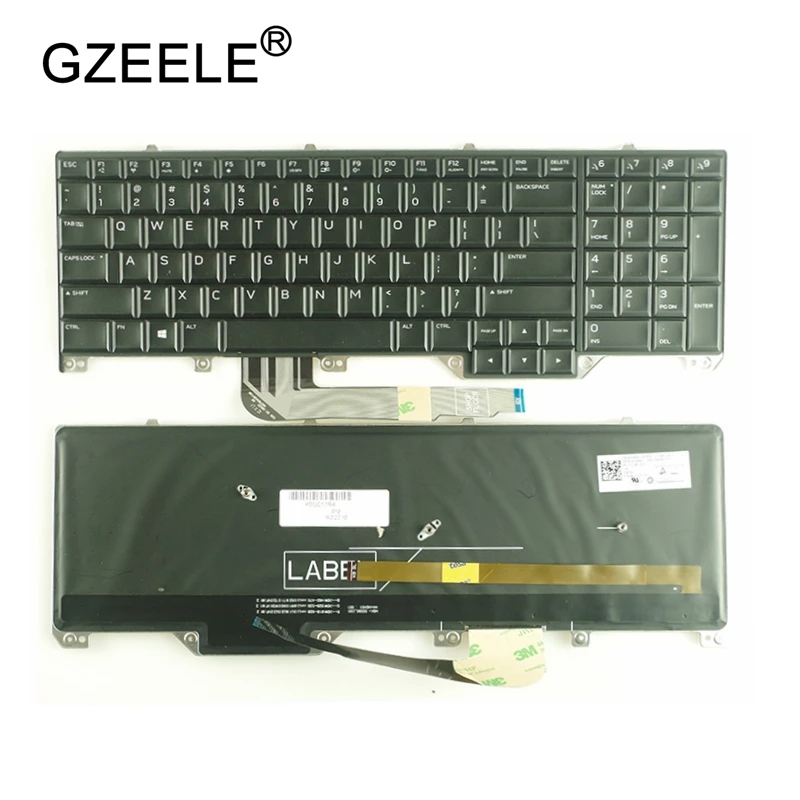 

New Laptop US keyboard for DELL Alienware M17 17 R4 R5 with Backlit PK1326T1B01 0ND5TJ