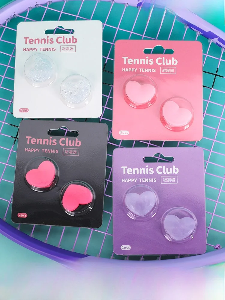 amortecedor-de-vibracao-para-raquete-de-tenis-em-silicone-rosa-com-design-de-coracao-de-desenho-animado-duravel-antivibraca