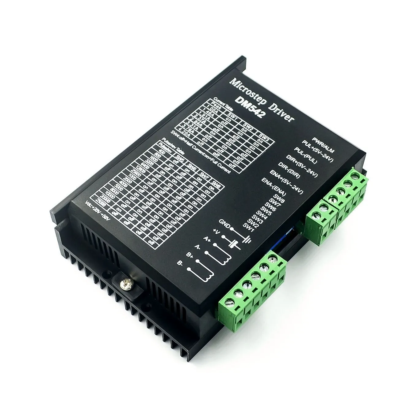 Stepper Motor Driver DM556 DM542 DM860 For Nema 23 34 Series 2-phase Digital Stepper Motor Driver cnc engraving machine