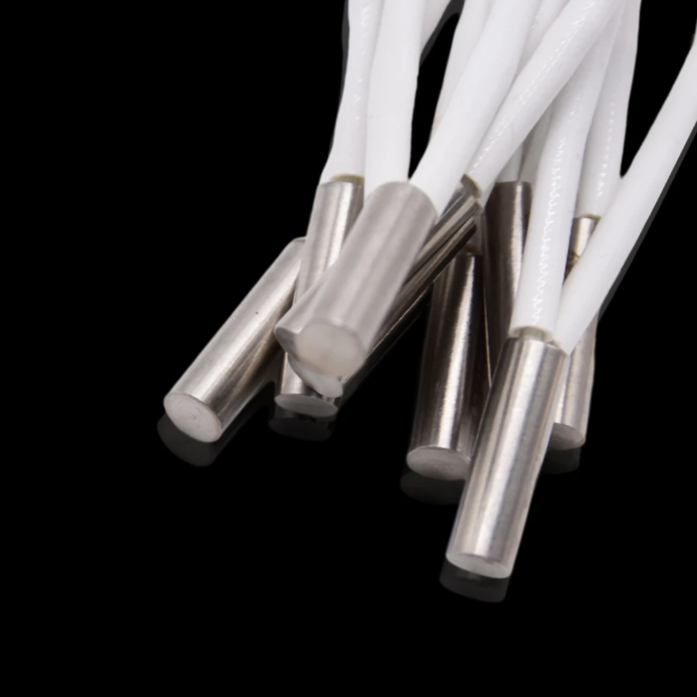 Creativity 1PC 3D Printer Parts Heating Tube 6*20mm 12V 24V 70W Ceramic Cartridge Heater for Mk8 CR10 Ender 3 V6 Hotend J-Head view 3