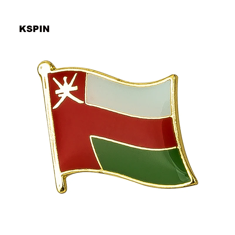 5pcs a lot Oman Flag Laple Pin Badge Brooch