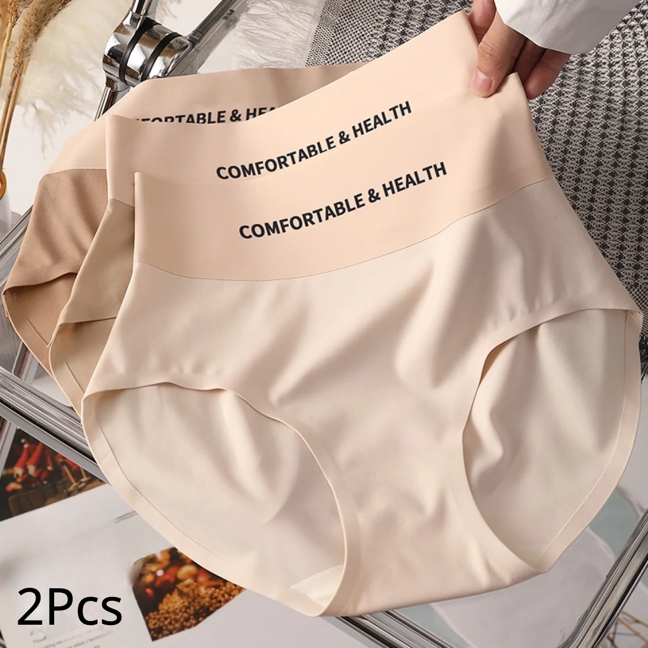 

High Waist Seamless Panties For Women Slimming Sheath Woman Flat Belly Butt Lifter Underpants Silk Crotch Coolness Lingerie