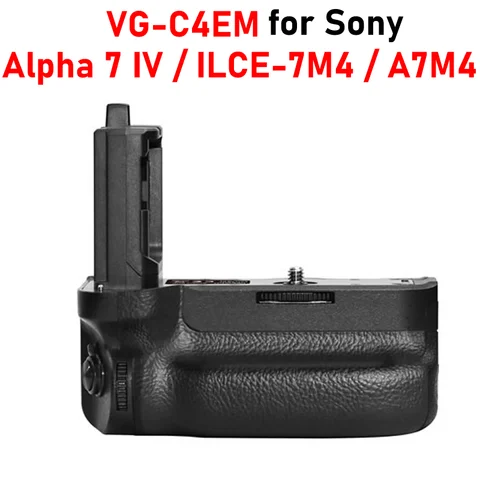 소니 a7IV ILCE-7M4 a7M4 배터리 그립용 A7M4 수직 그립 VG-C4EM 배터리 그립