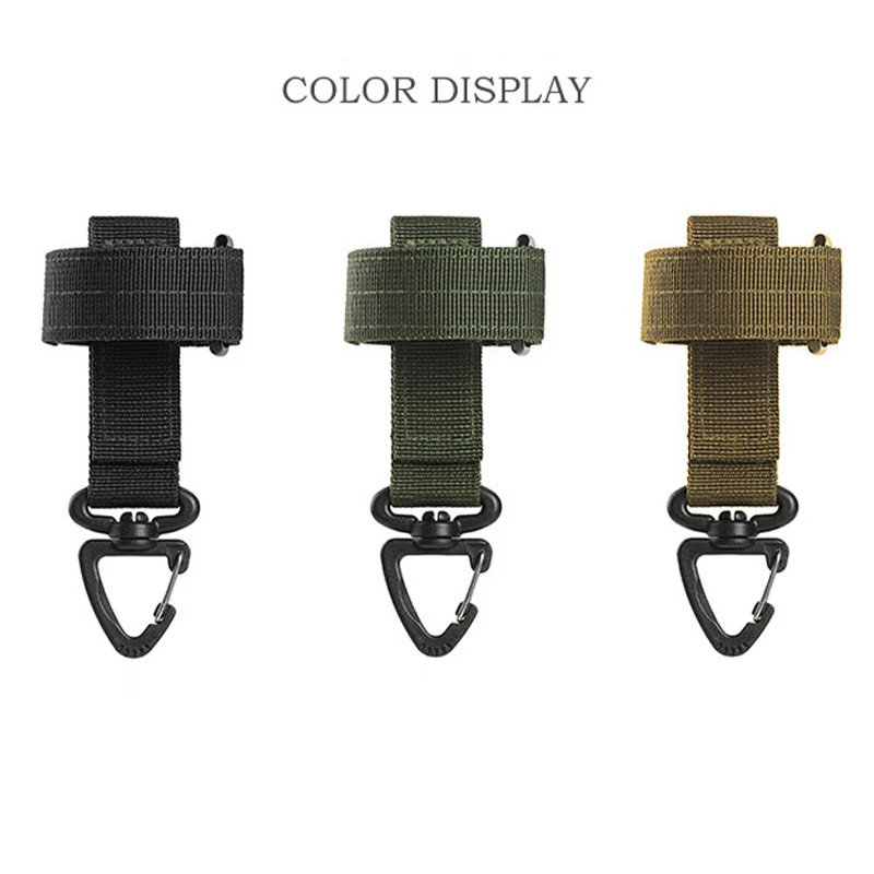 Multi-purpose Nylon Gloves Hook Work Gloves Safety Clip Outdoor Tactical Gloves Climbing Rope Anti-lost Camping Hanging Buck