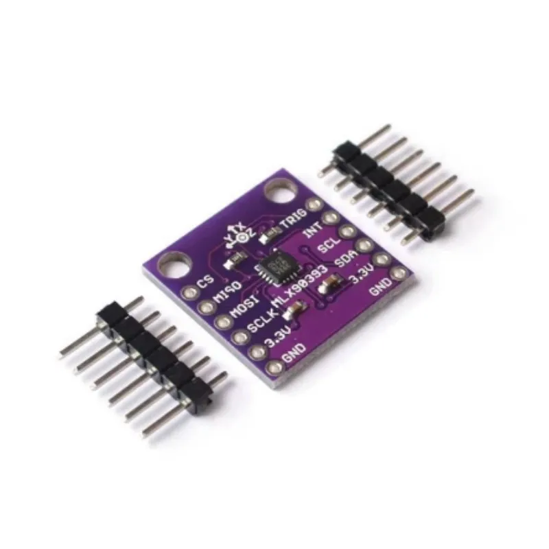 MLX90393 Three Digital Hall Sensor 3D Position Of Rotational Angular Displacement Sensor Board