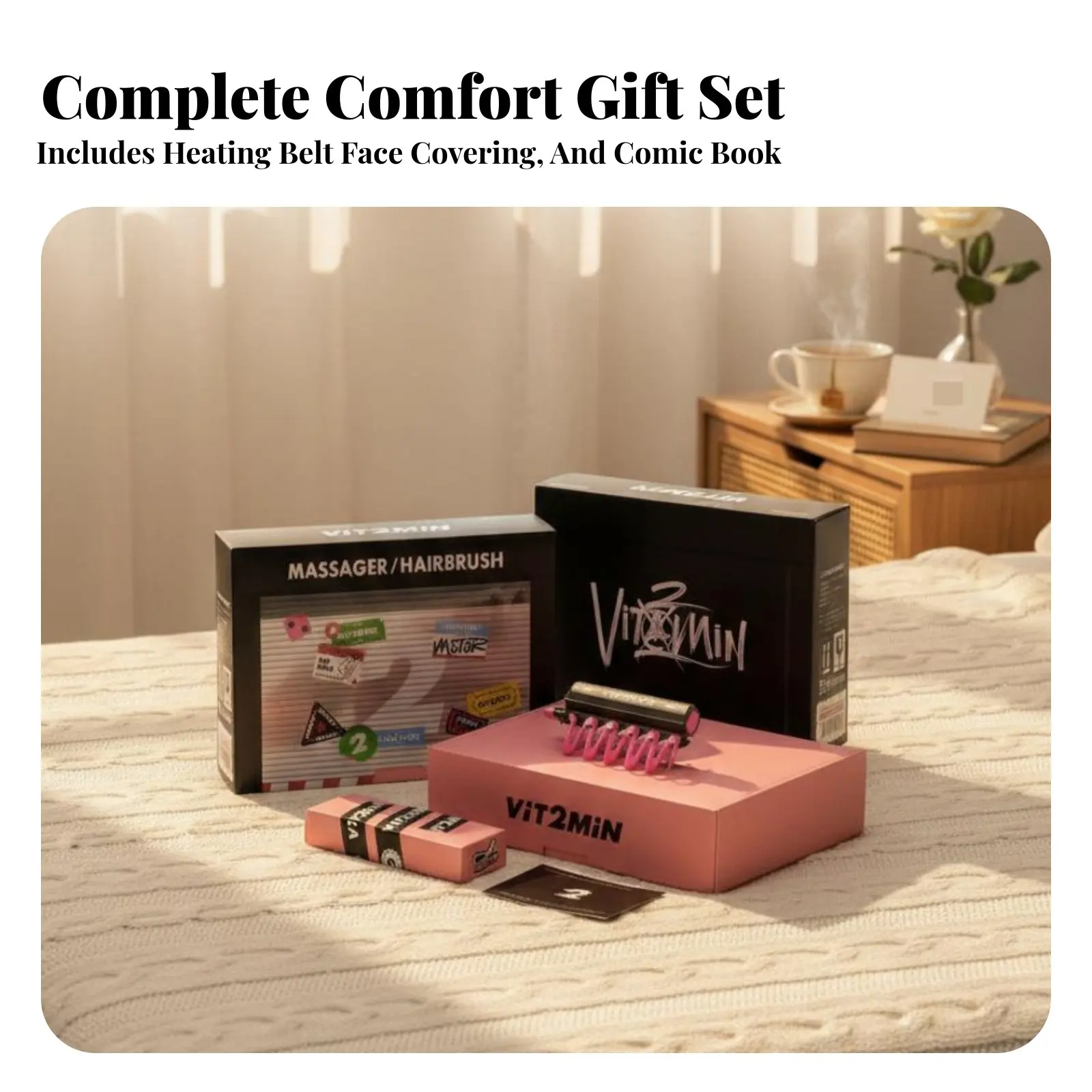 

Menstrual Heating Pad Wireless Use Portable Warming Belt Cordless Electric Heat Belt Pulsation Massage Modes for While Traveling