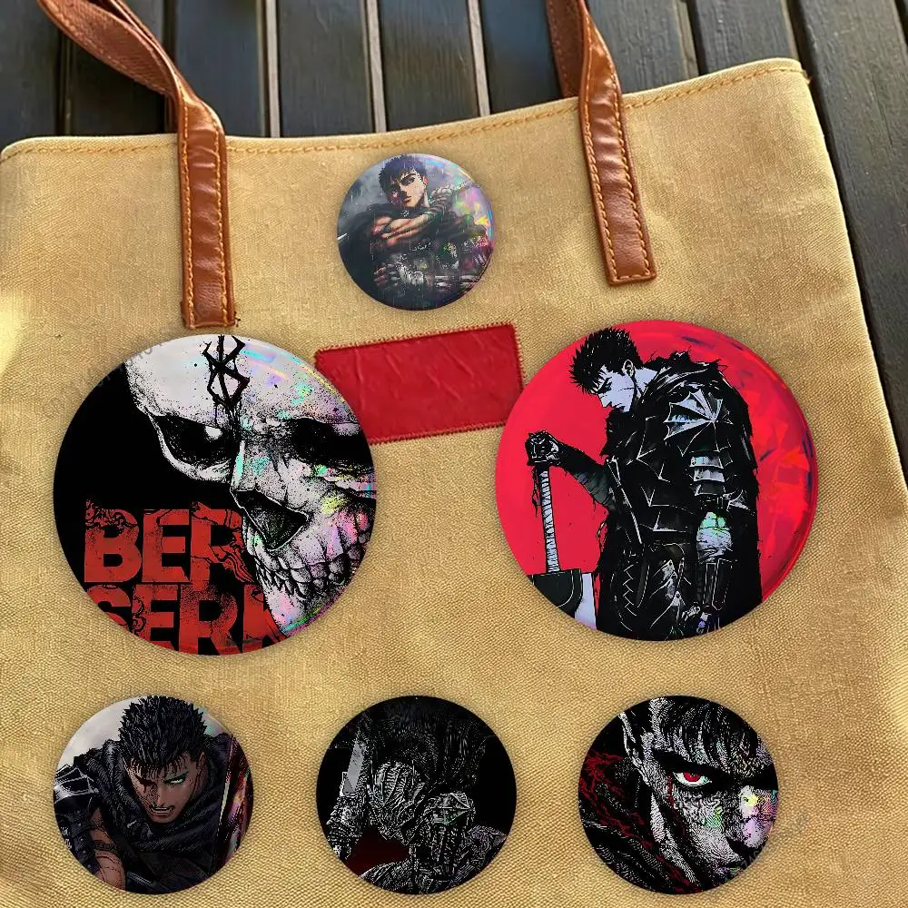 Cool B-Berserk Guts Badge Pins For Friend, Backpack, Clothing, Collectible Accessories, Jewelry Gift