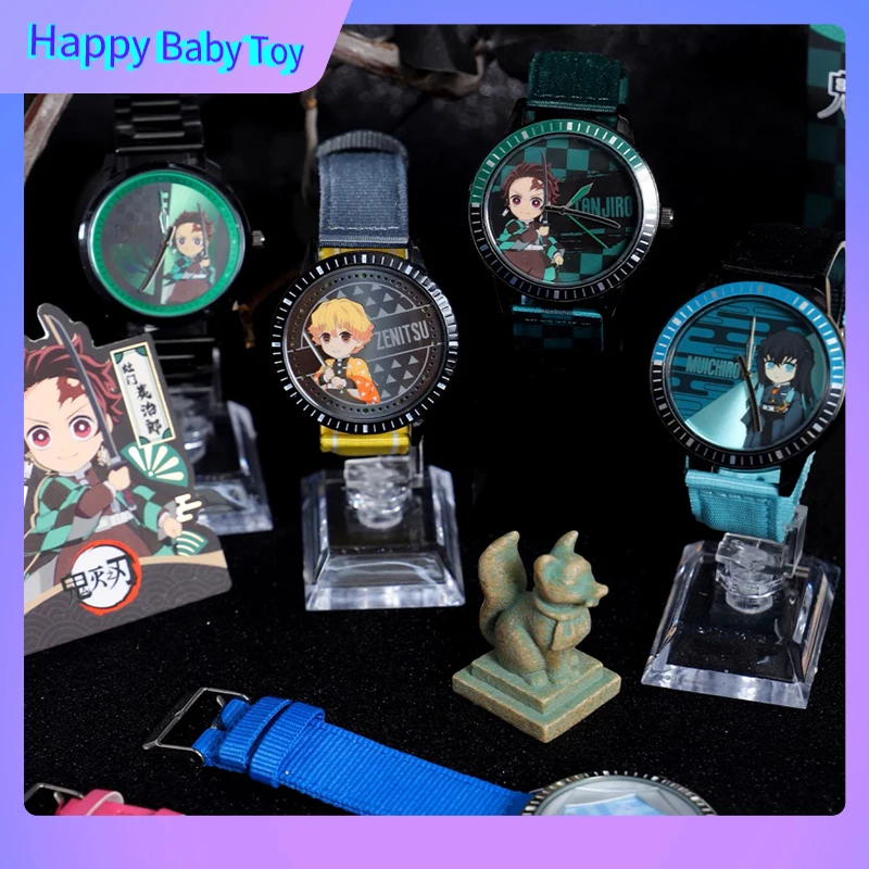 

100%Genuine Yuangu Anime Demon Slayer Wrist Watch Blind Box Kawaii Cute Cartoon Watch Anime Peripherals Trendy Toys Gift