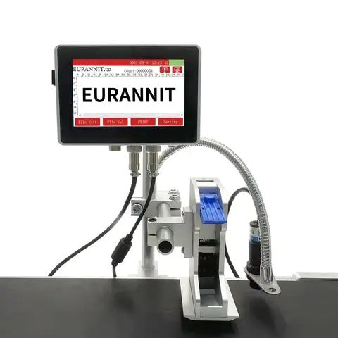 EURANIT 130Pro 산업용 온라인 잉크젯 프린터, 플라스틱 쉘 포함, QR 바코드 배치 번호, 로고 날짜 프린터, 12.7mm 깍지 Best5 EURANIT 130Pro 산업용 온라인 잉크젯 프린터, 플라스틱 쉘 포함, QR 바코드 배치 번호, 로고 날짜 프린터, 12.7mm 깍지 Best5