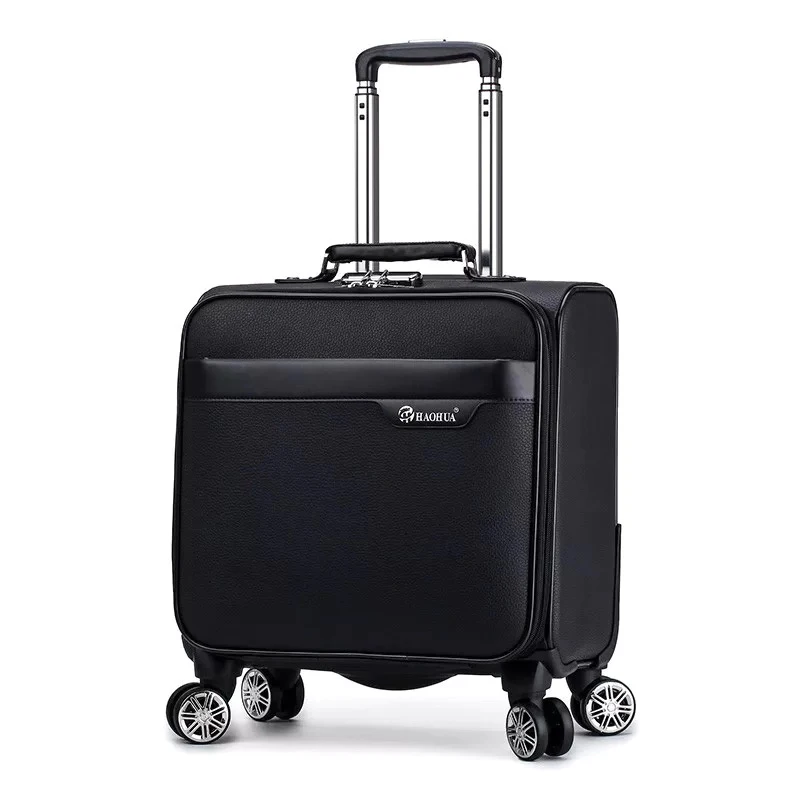 Nieuwe Carry Ons Cabine Trolley Bagage Tas 18Inch Reizen Koffer Op Wielen Waterdichte Oxford Bagage Business Rolling Bagage Case