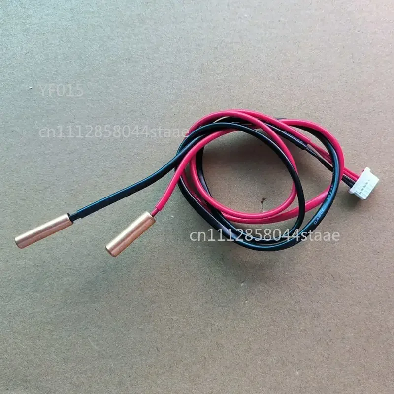 10K Dual Temperature Sensor Probe With Wire Central Air Conditioner Indoor Unit Replacement Parts