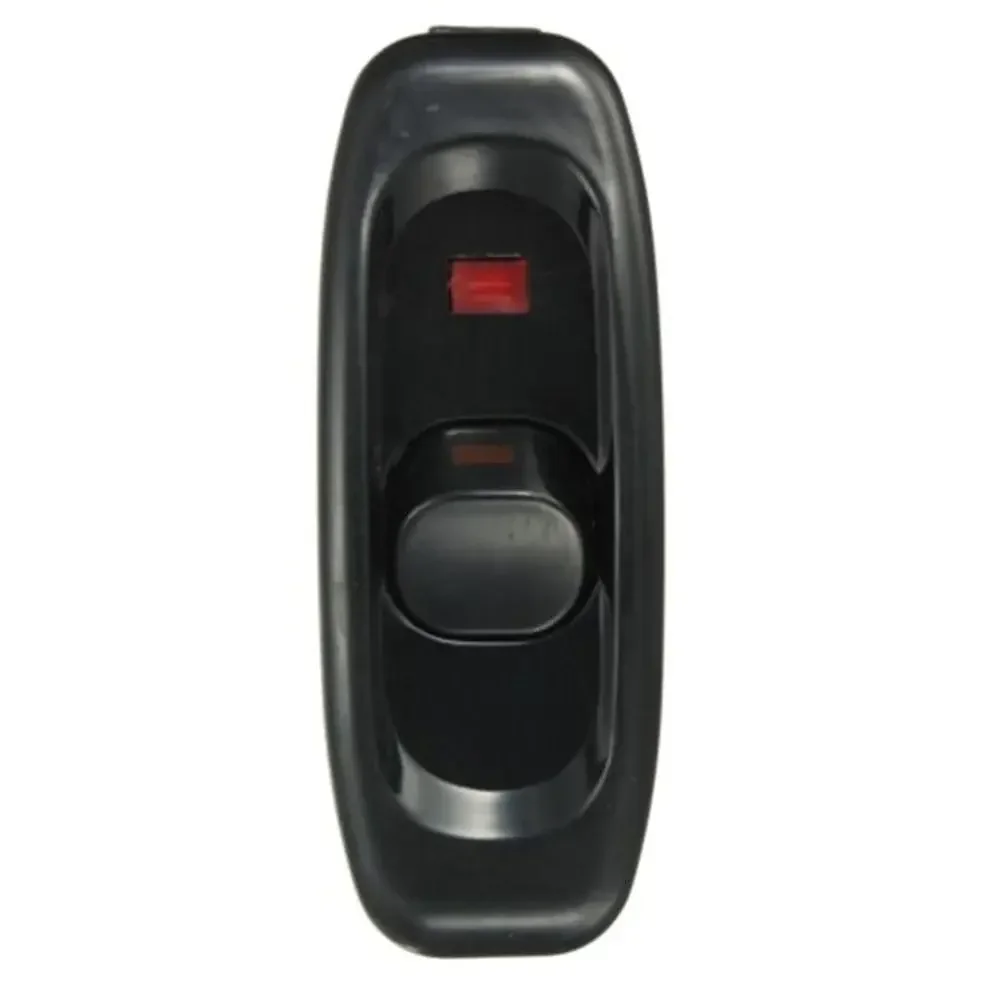 1PC 침대 옆 램프 스위치 AC 250V 10A 인라인 ON/OFF 유용한 테이블 책상 램프 코드 케이블 스위치 LED 표시 등 переключатели