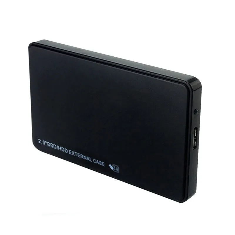 2.5 Inch Portable Solid State Drive Box SATA Mobile Hard Drive Case USB2.0 External Hard Disk Drive Box 480Mbps for MacBook PC