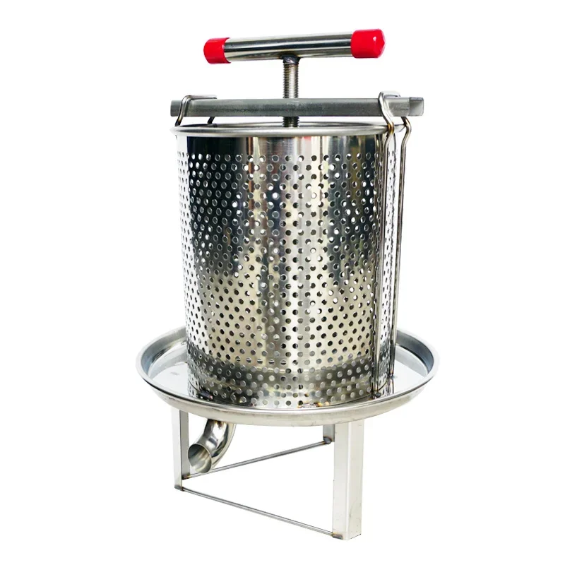 Manual Honey Press Machine Bee Honey Presser Extractor Beeswax Honey Pressing Beekeeping Tools  Fruit Squeezer