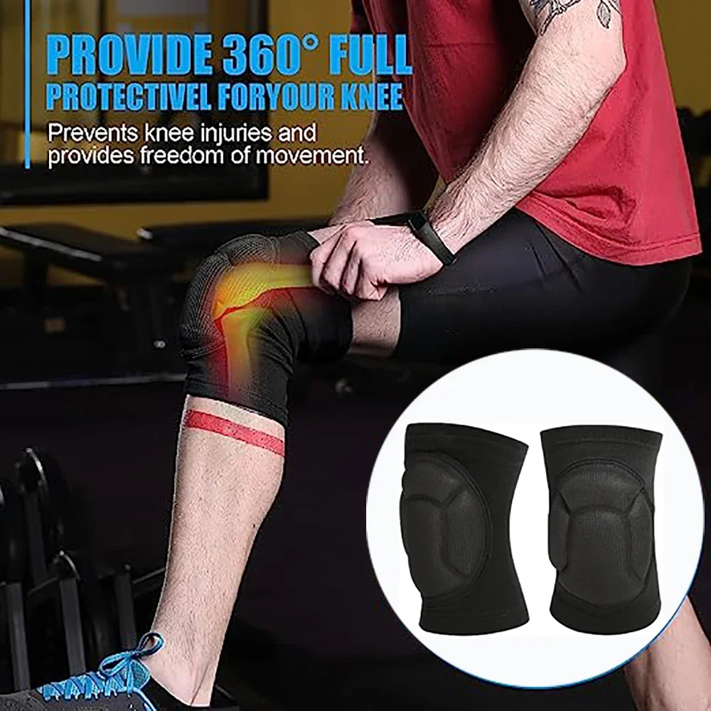 Protective Knee Pads,Thick Sponge Anti-slip,for Adult Teenagers Knee Protector for Pain Relief, Collision Avoidance Knee Sleeve