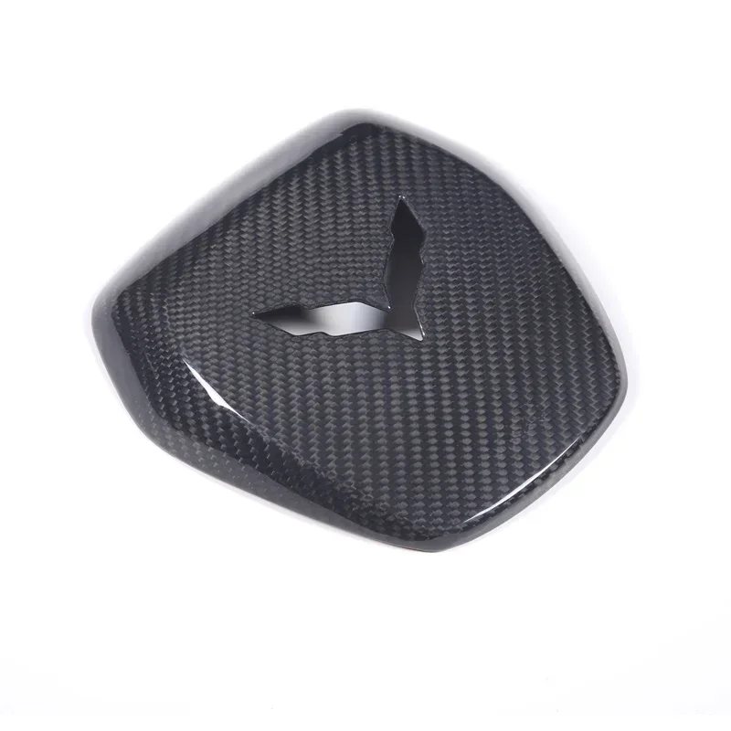 

Для Chevrolet Corvette C7 настоящая сухая эмблема на руль из углеродного волокна, значок с логотипом, накладка, наклейка, автоаксессуары 2014-2019