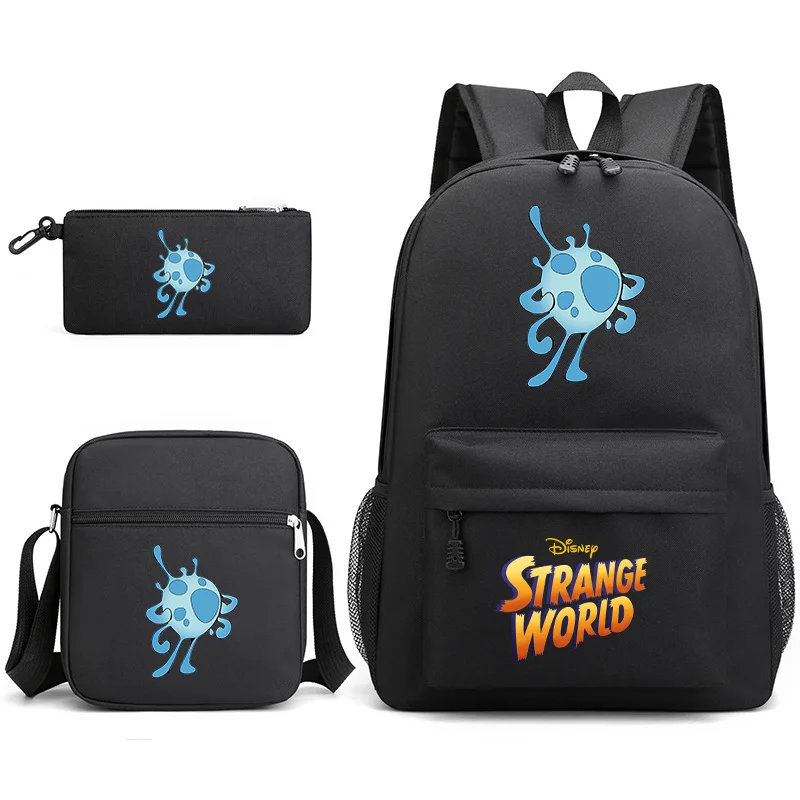 

3pcs Disney Strange World Teenager Students Backpacks Schoolbags Pencil Case Shoulder Bags Boys Girls School Bags Sets