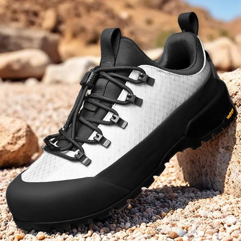 

2026 Classic Brand Breathable Man Climbing Shoes Anti Slip Outdoor Sports Shoe Top Quality Wear Resistant Men's Hiking Shoes