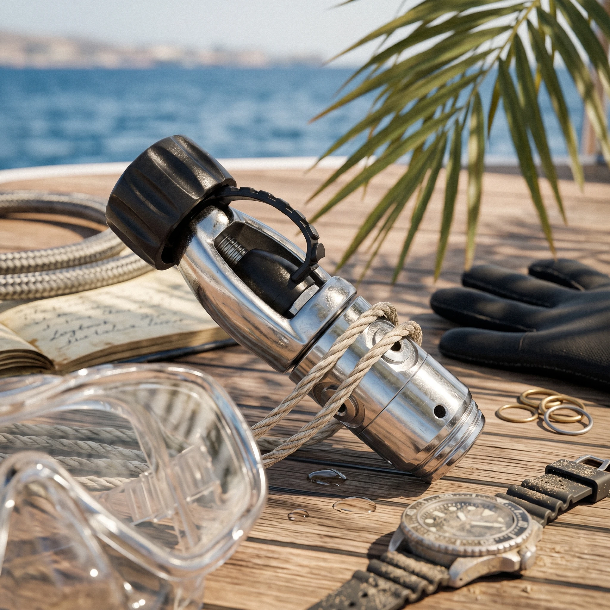 first-stage-scuba-diving-regulator-silver-regulator-with-yoke-underwater-accurate-for-divers