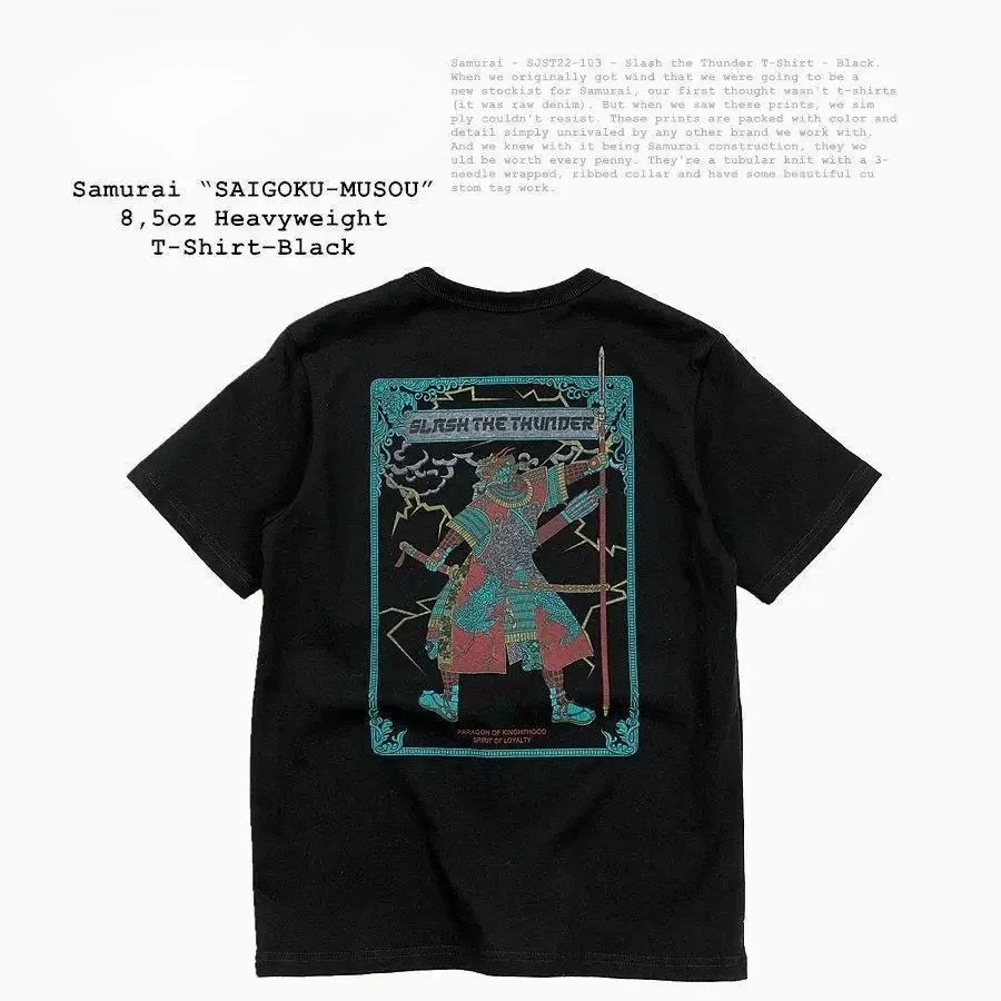 2026 New SAAI Kagawa Fanghu Ukiyo-i Tachibana Muneshige Samurai T-shirt Retro Short Sleeve TEE!