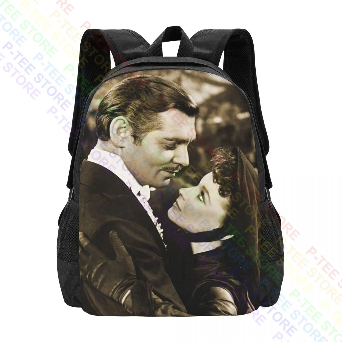 Gone With The Wind Rhett Butler And Scarlett O'HaraBackpack Large Capacity Creative Bags For Travel