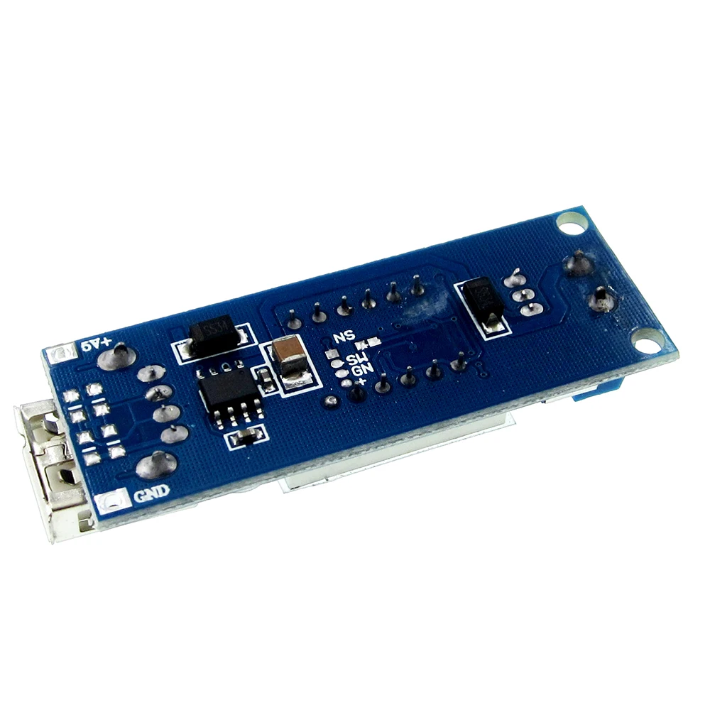 10PCS DC 4.5-40V To 5V 2A USB Charger LED Step-down Buck Converter Voltmeter Module Low Power Automatic Protection