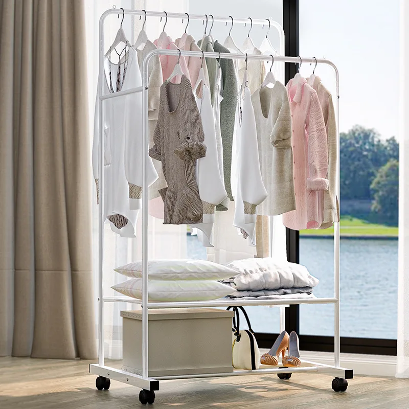 

Clothes Hanger Coat Rack Floor Hanger Storage Wardrobe Clothing Drying Racks porte manteau kledingrek perchero de pie