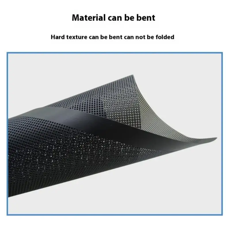 31BA 35x100cm PC-behuizing Stofgaasfilter PVC Stofdicht Plastic Stoffilterdeksel PC