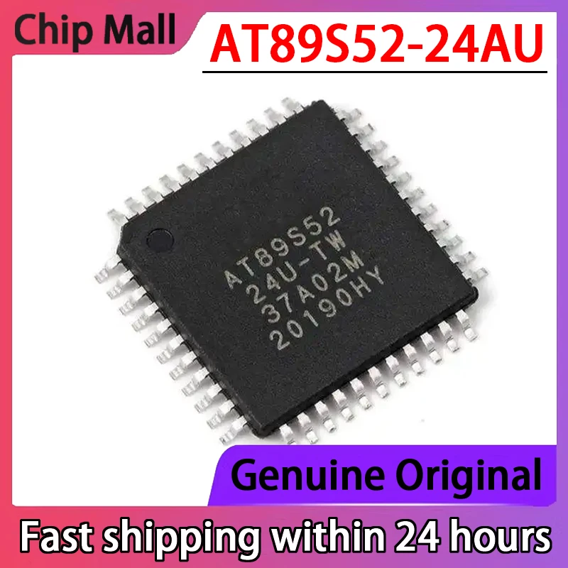 5PCS New Original AT89S52-24AU 8-bit Flash Microcontroller AT89S52 8051 Chip TQFP44