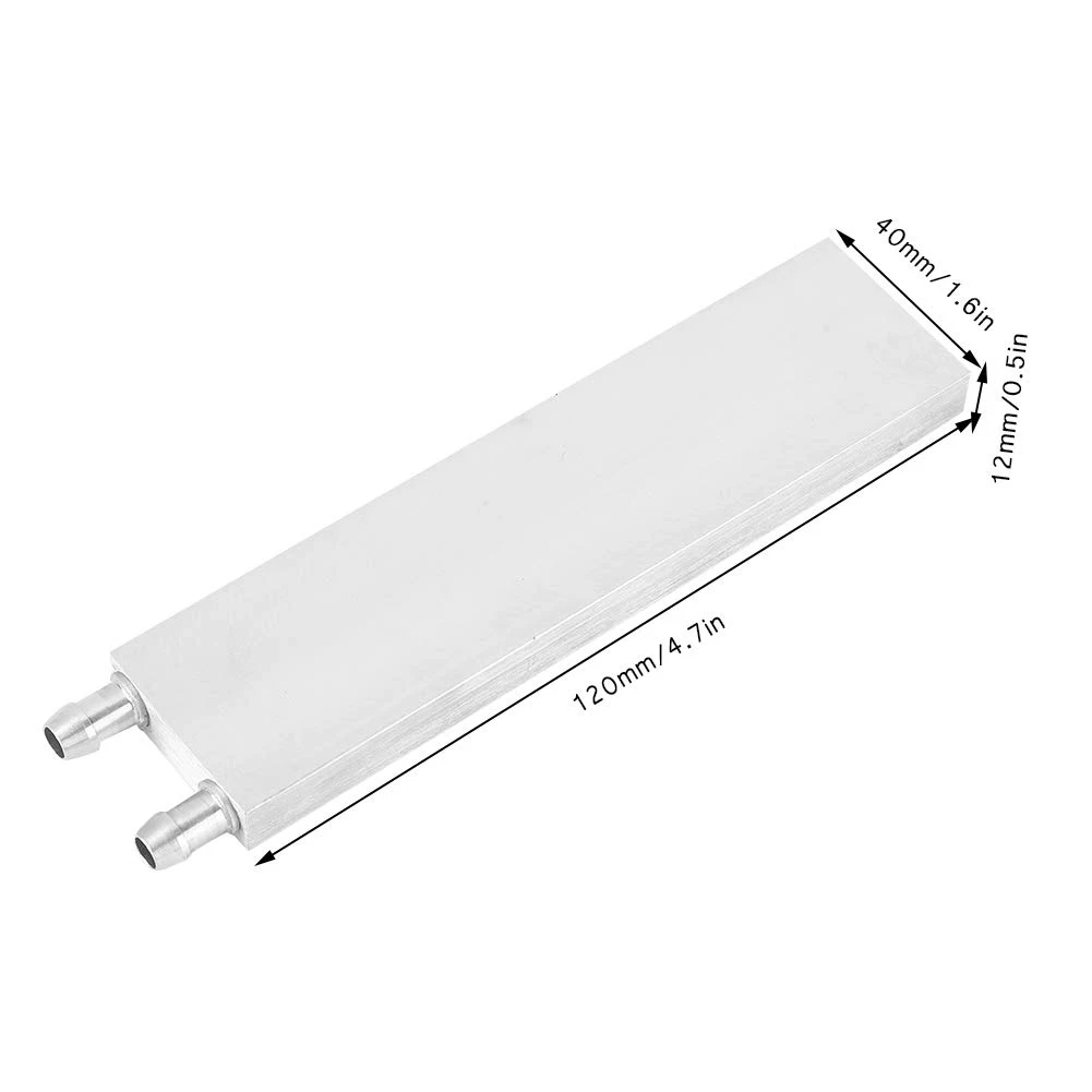 AP-Aluminum Water Cooling Block 120X40x12mm Cooler For Computer CPU Radiator