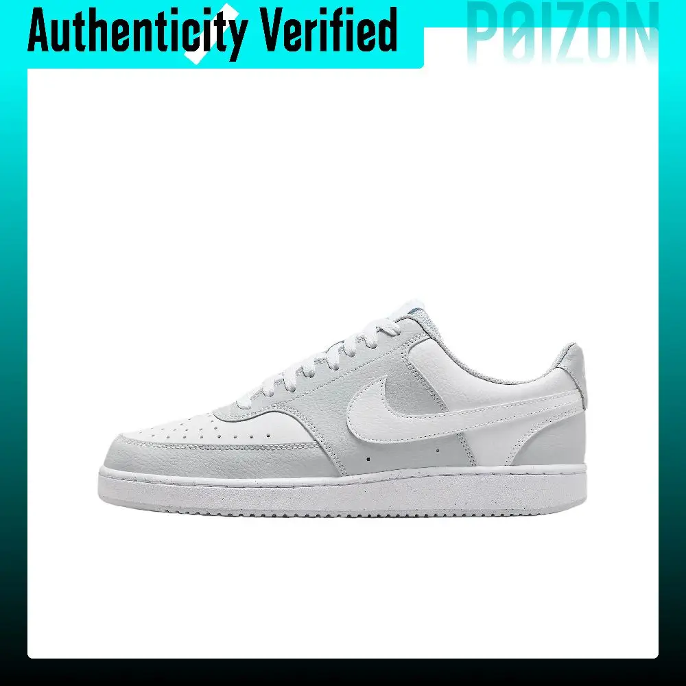 Nike Court Vision Skate Shoes Men's Low Top White Gray HM9862-002