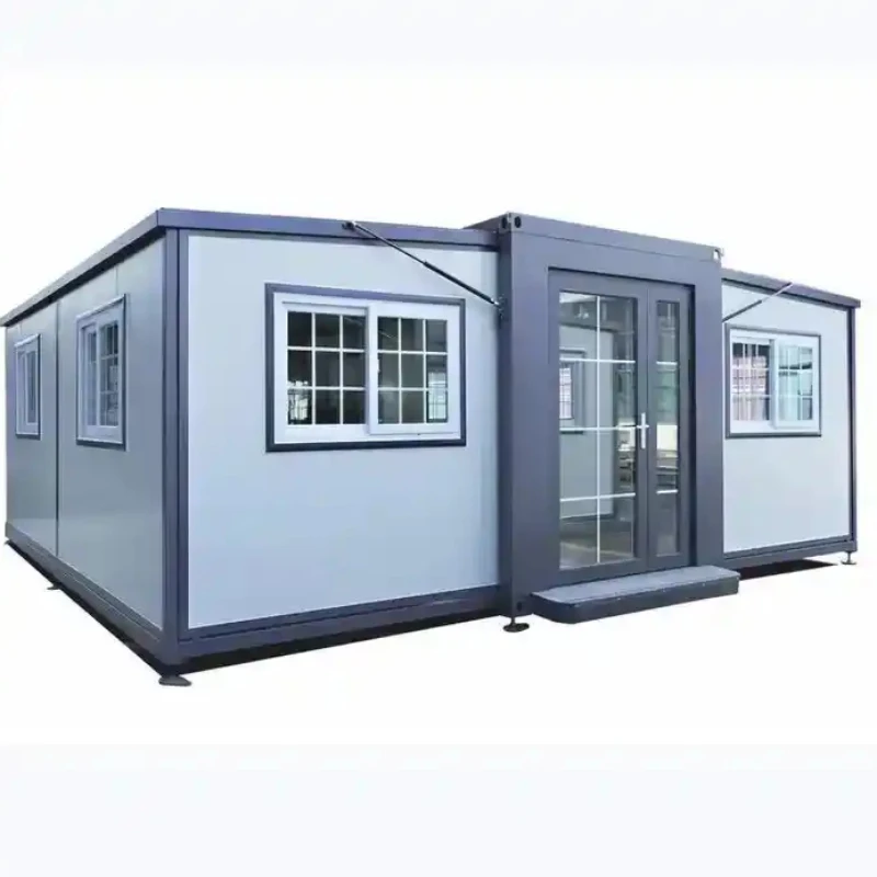 New 20 foot 40 foot expandable container house with 2 bedrooms and a mobile container house with restroom