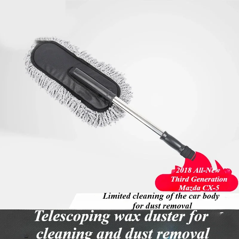 

Car Washing Mop Scalable Handle Dust Remover Wax Brush Microfiber Car Cleaning Kit Soft Hair Duster Brushes for Mazda CX-5