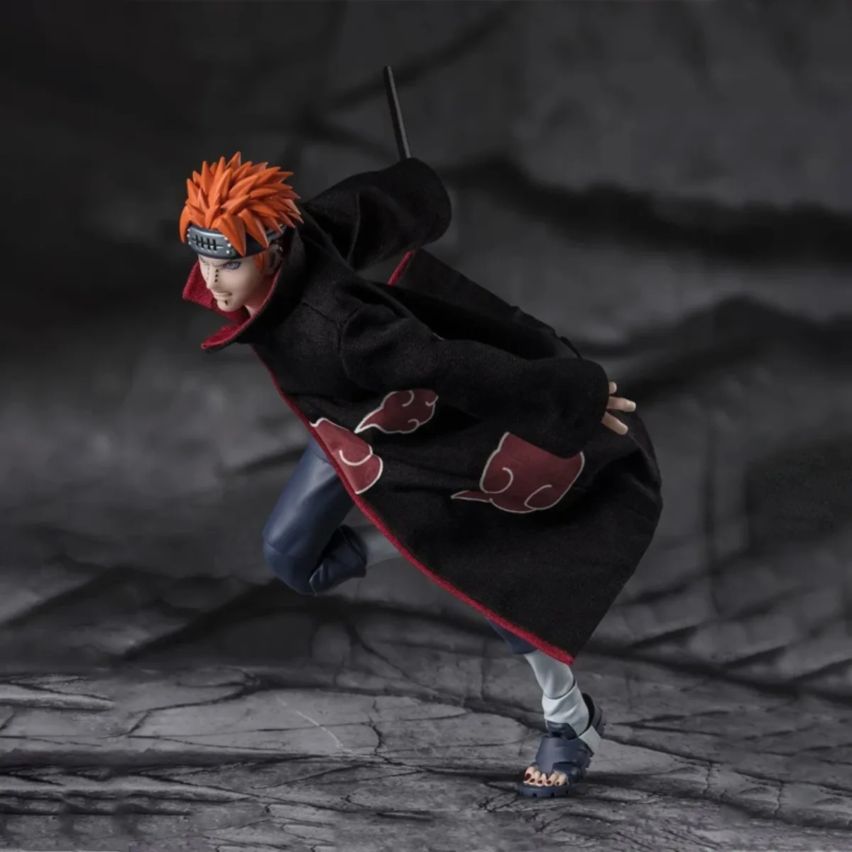 Bandai-Kits de modelos de Anime Naruto auténtico, juguetes de Dolor Tendo The Six Paths, figura de acción SHF, modelo de ensamblaje, regalo de Navidad para niños